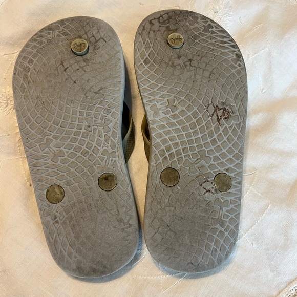 Kids Under Armour Flip Flops Youth Size 1-2 Blue - Picture 4 of 7